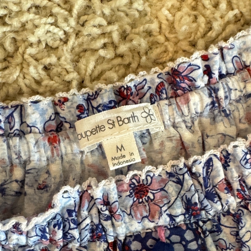 Poupette St. Barth Blue and Purple Skirt Set - Picture 4 of 6